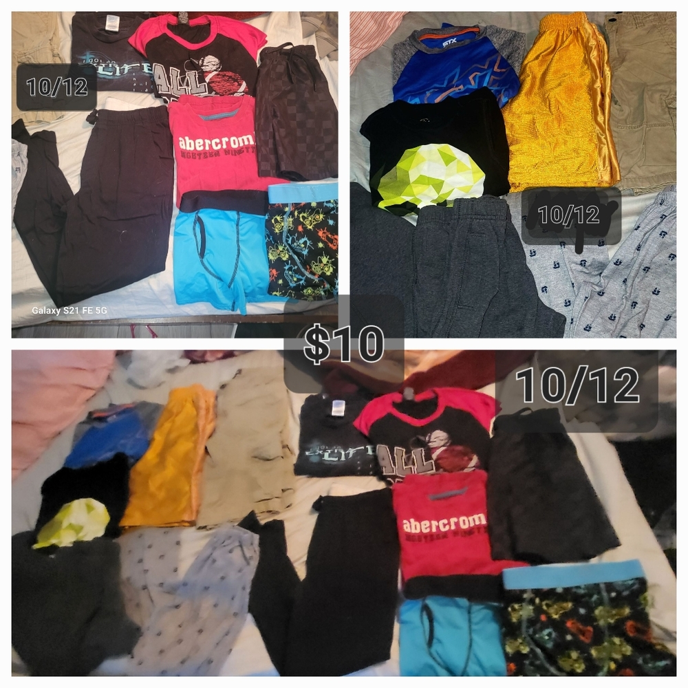 boys size 10 clothes lot